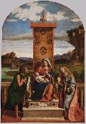 CIMA da Conegliano Baptist and Mary Magdalen oil painting